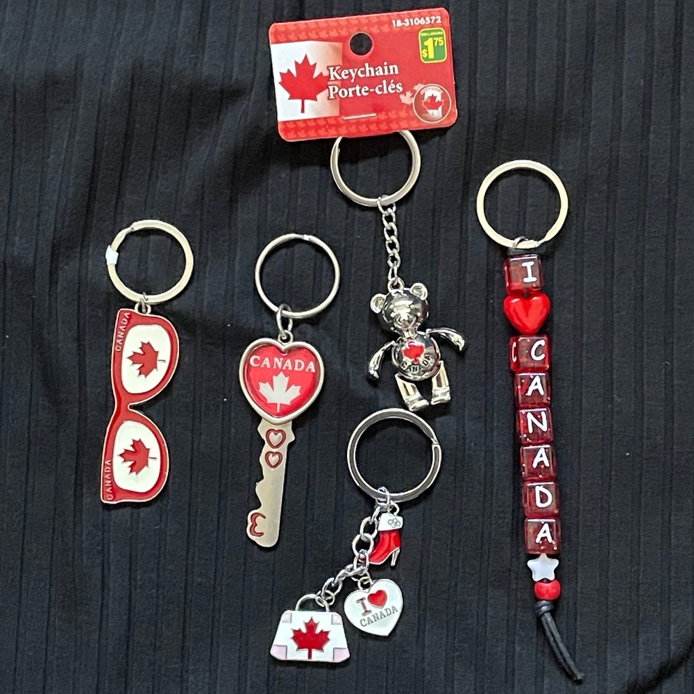 Canada Themed Purse Charms/Keychains